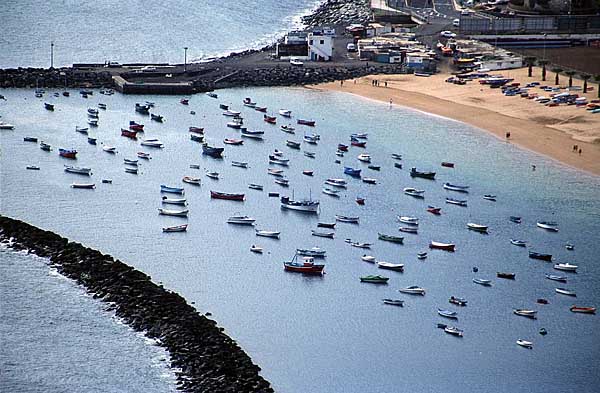 Fischerhafen von San Andrés - ein Bild aus vergangenen Zeiten