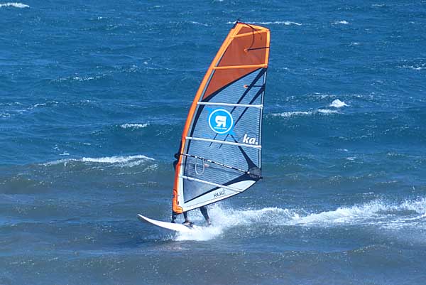 Teneriffa - Windsurfer an der Playa del Médano