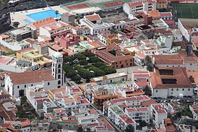 Das Zentrum der Stadt Garachico - Teneriffa