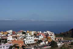 Blick zum Teide von Agulo / La Gomera aus
