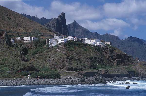 Teneriffa - Anagagebirge - Küste bei Almagica
