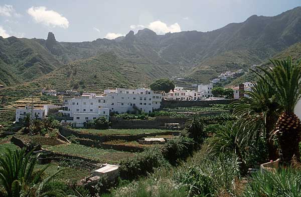 Blick auf Taganana im Anagagebirge
