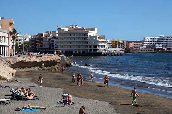 Direkt am Strand, das Hotel El Medano Teneriffa - Playa del Médano