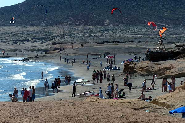 Teneriffa - Playa del Médano - Paradies für Kitesurfer