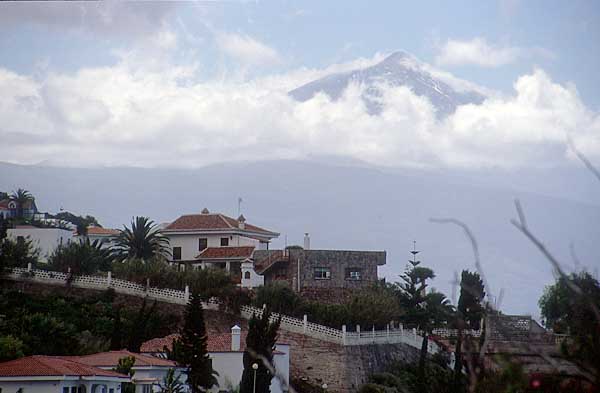 El Sauzal - Blick zum schneebedeckten Teide