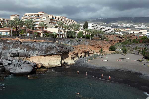 Kleine Badebucht in Playa Paraiso - Teneriffa
