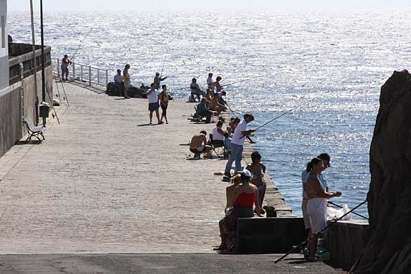 Angler in Poris de Abona - Teneriffa