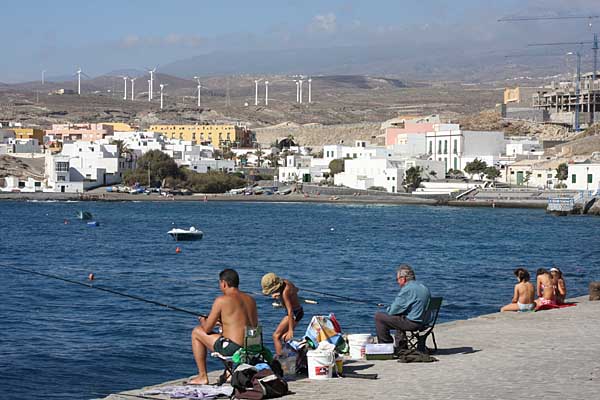 Angler in Poris de Abona - Teneriffa