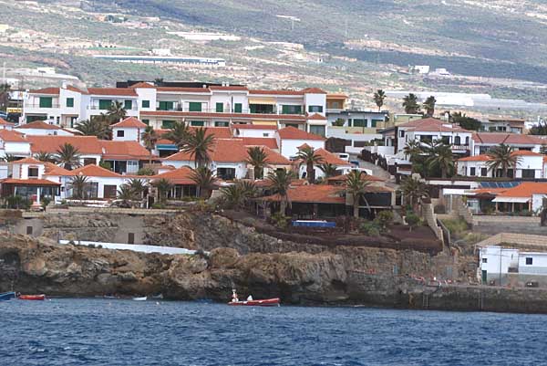 Blick auf Poris de Abona - Teneriffa