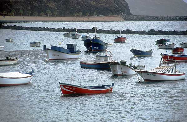 Fischerhafen von San Andrés - ein Bild aus vergangenen Zeiten