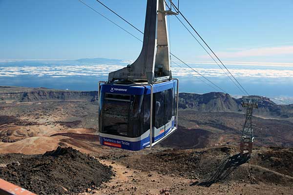 Seilbahn zum Pico del Teide - Teneriffa / Kanaren