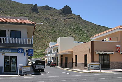 Abzweig nach Masca in Santiago del Teide - Teneriffa