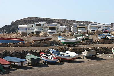 Teneriffa - Fischerboote in Abades - Insel Teneriffa