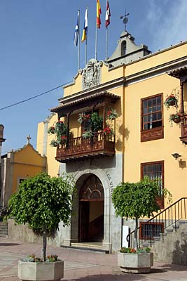 Portal des Rathauses Icod de los Vinos - Teneriffa