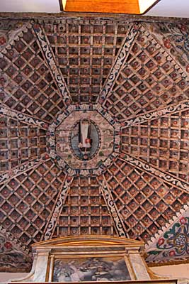 Holzdecke in einer Kirche in  La Orotava - Teneriffa