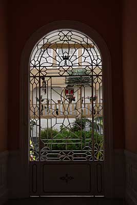 Tür zu einem Innenhof in La Orotava - Teneriffa