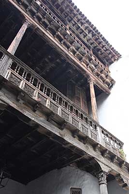 Holzbalkon in La Orotava - Teneriffa