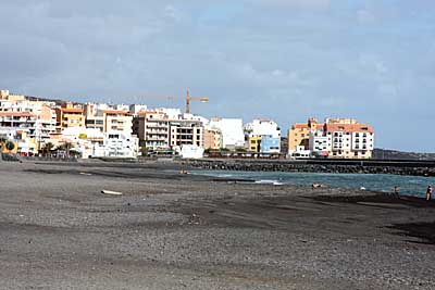 Sandstrand in  Puerto de Güimar - Teneriffa