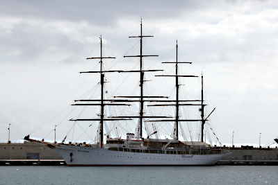 Sea Cloud im Kreuzfahrthafen Santa Cruz de Tenerife