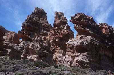 Felsformation in den Cañadas - Teneriffa