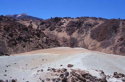 Ende eines Lavastroms am Teide - Teneriffa