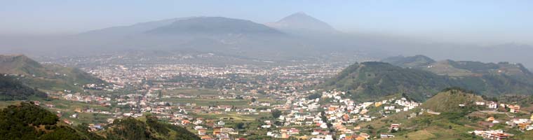 Teneriffa - Blick über die Hochebene von La Laguna